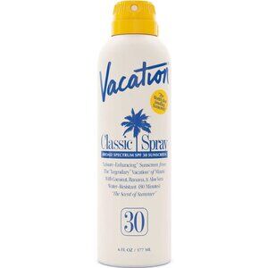 Vacation Classic Spray SPF 30 Sunscreen NIB Lightweight Body Spray SPF